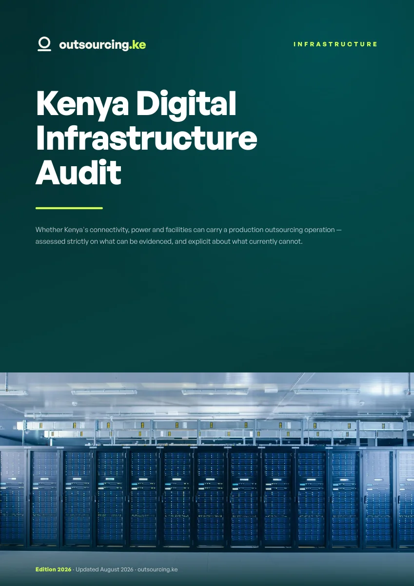 Cover of the Kenya Digital Infrastructure Audit 2026